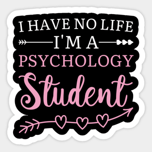 High School Students Psychology Future Clinical Psychologist Sticker